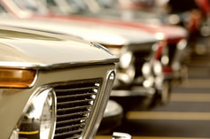 Row of Classic BMWs